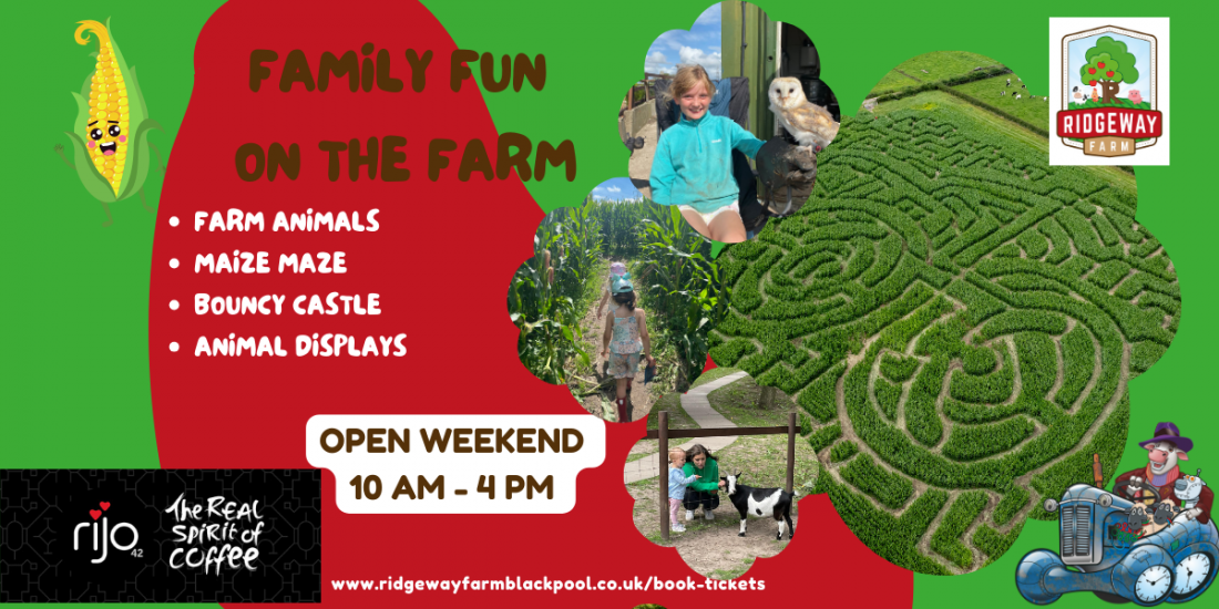 Blackpool Biggest Maize Maze, Ridgeway Farm, Blackpool AllEvents.in
