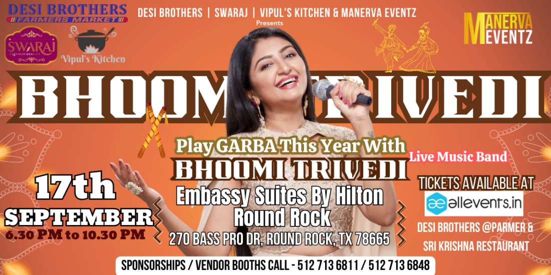 Austin Garba Culture Fest with Bhoomi Trivedi, Embassy Suites by Hilton
