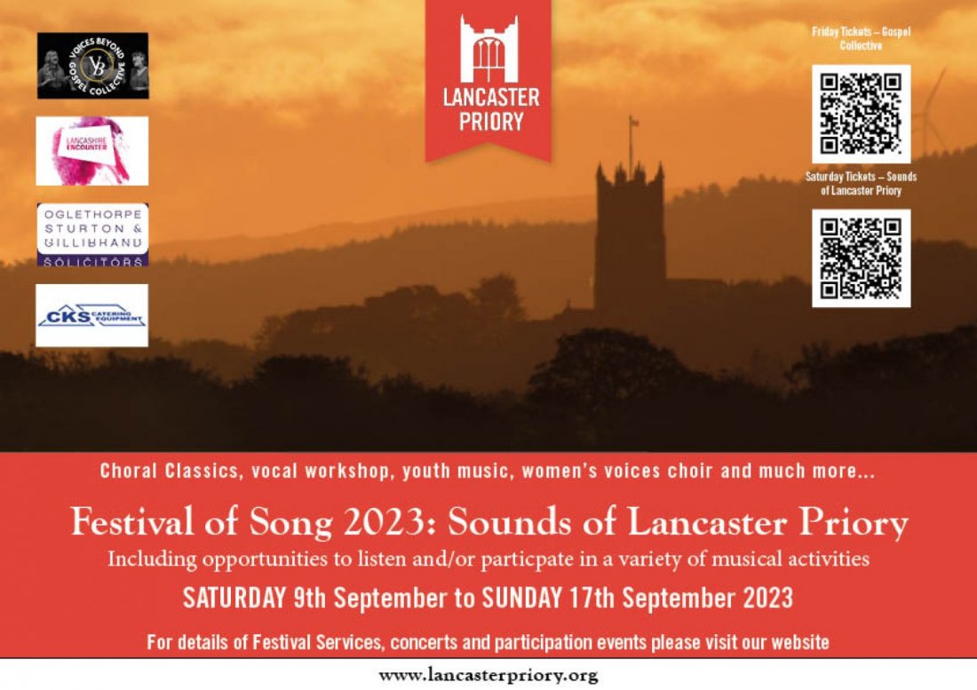 Festival of Song 2023 Sounds of Lancaster Priory Tickets, Lancaster
