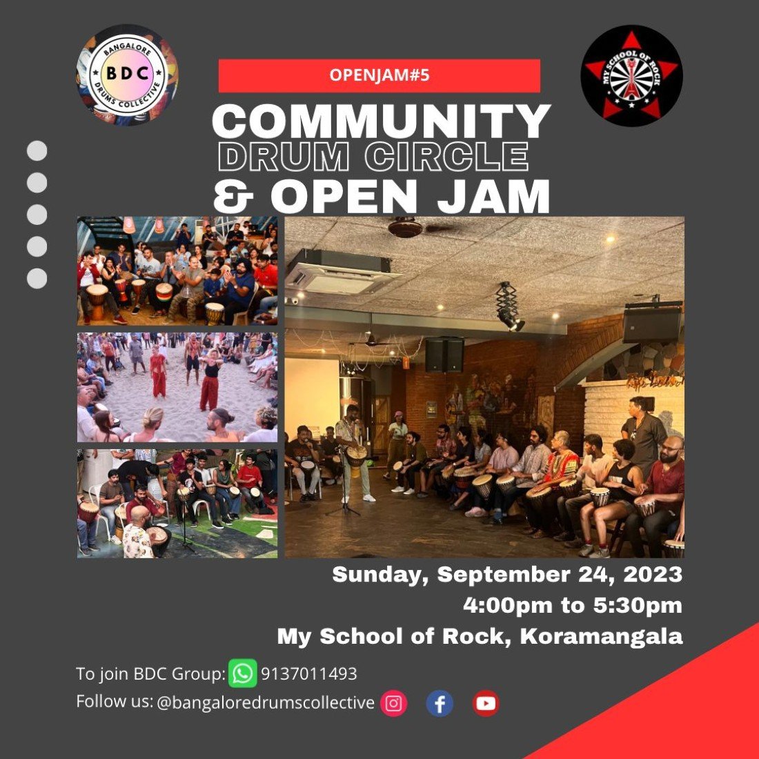 Bangalore Drums Collective Community Drum Circle & Openjam5 , My