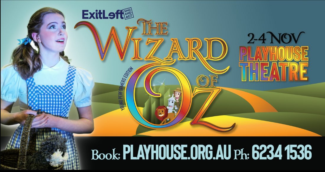 Exitleft presents The Wizard of Oz, Playhouse Theatre, Hobart