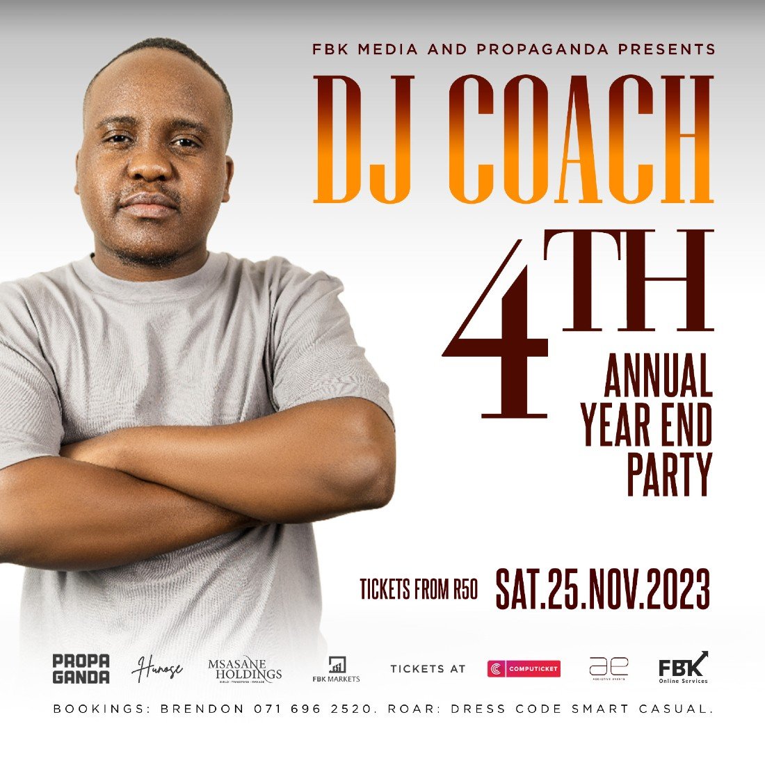 DJ COACH 4TH ANNUAL YEAR END PARTY
