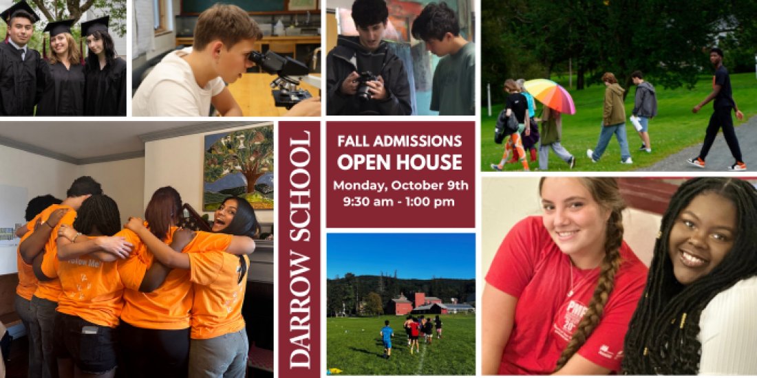 Darrow School Fall Admissions Open House, Darrow School, New Lebanon