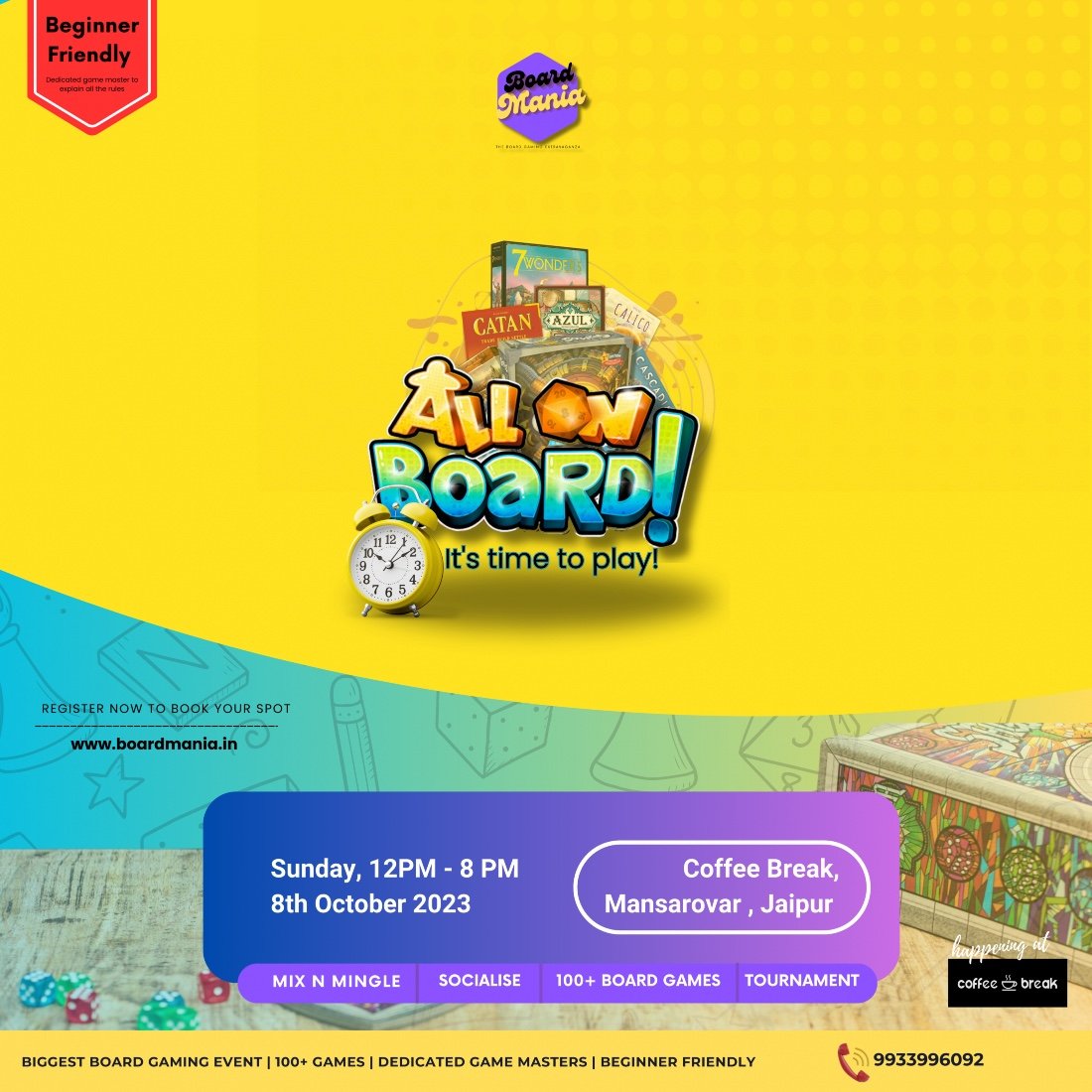 All on Board The Biggest Board Gaming Event of Jaipur, Coffee Break
