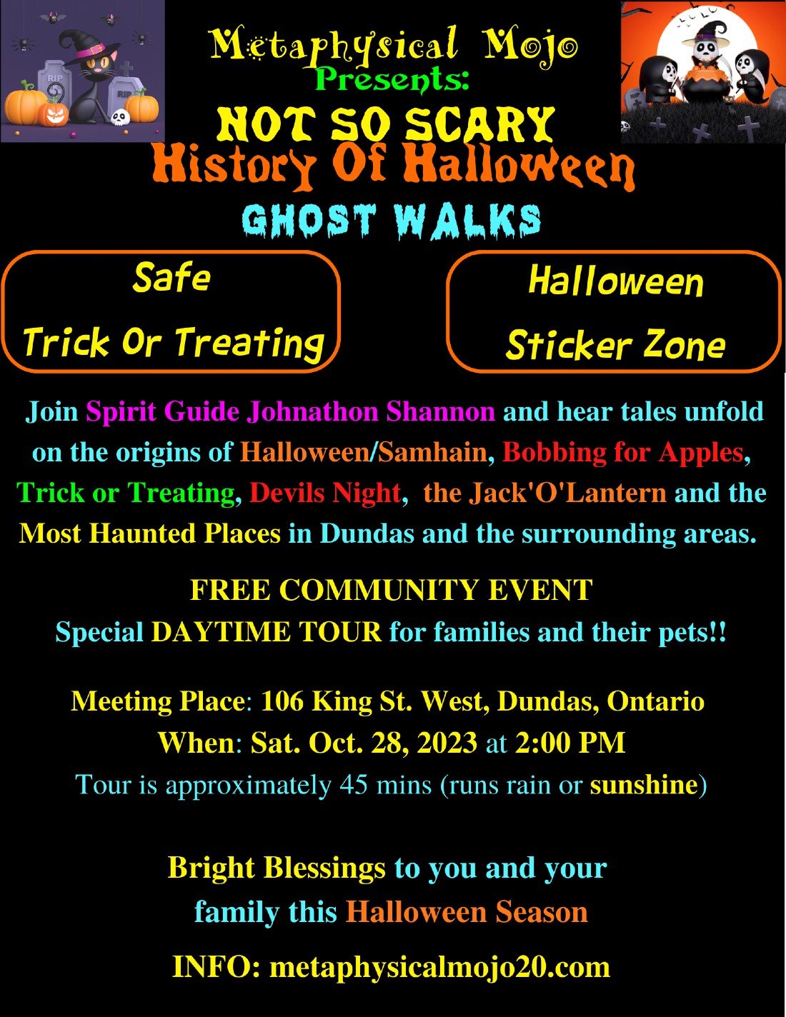 Metaphysical Mojo Presents The "Not So Scary" History Of Halloween