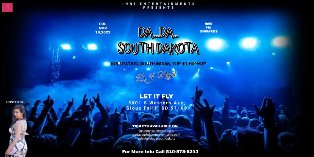 Da.. Da.. South Dakota, Let It Fly Sports BAr, Sioux Falls, 10 November to 11 November