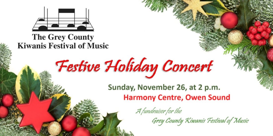 Festive Holiday Concert, Harmony Centre Owen Sound, 26 November 2023