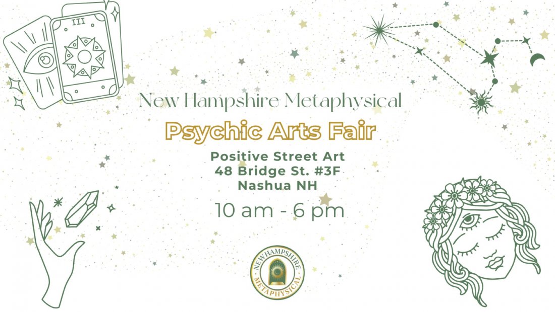 Nashua Psychic Arts Fair , Positive Street Art, Nashua, November 4 2023