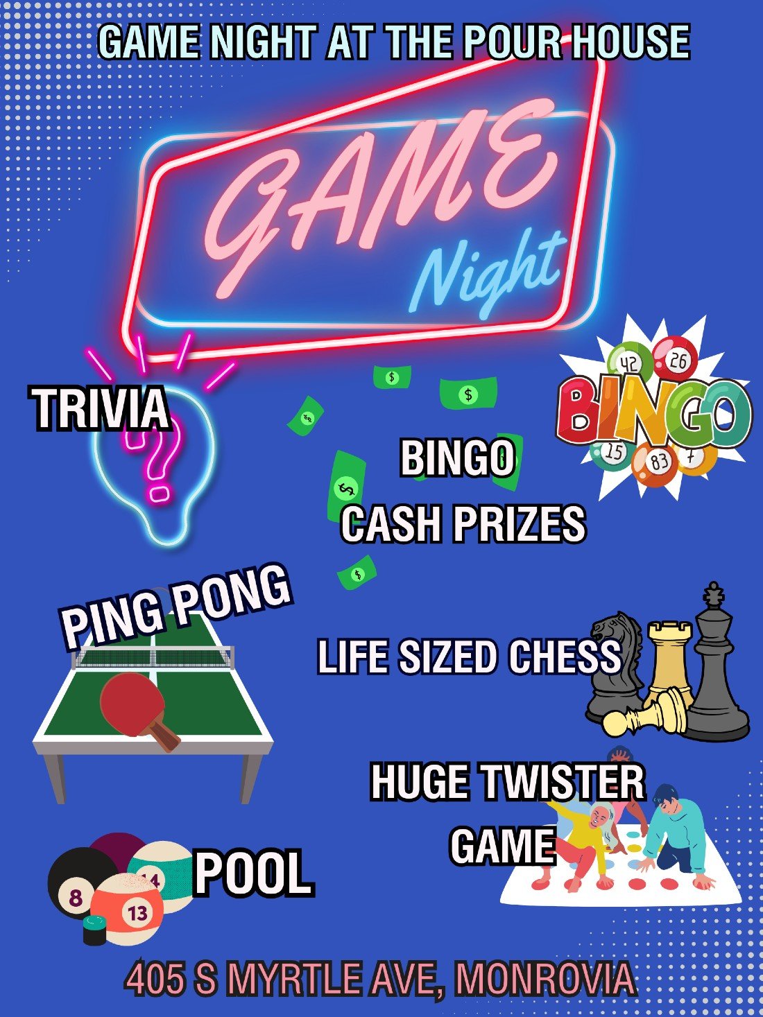 GAME NIGHT AT THE POUR HOUSE Tickets, The Pour House, Monrovia, October 24 2023 AllEvents.in