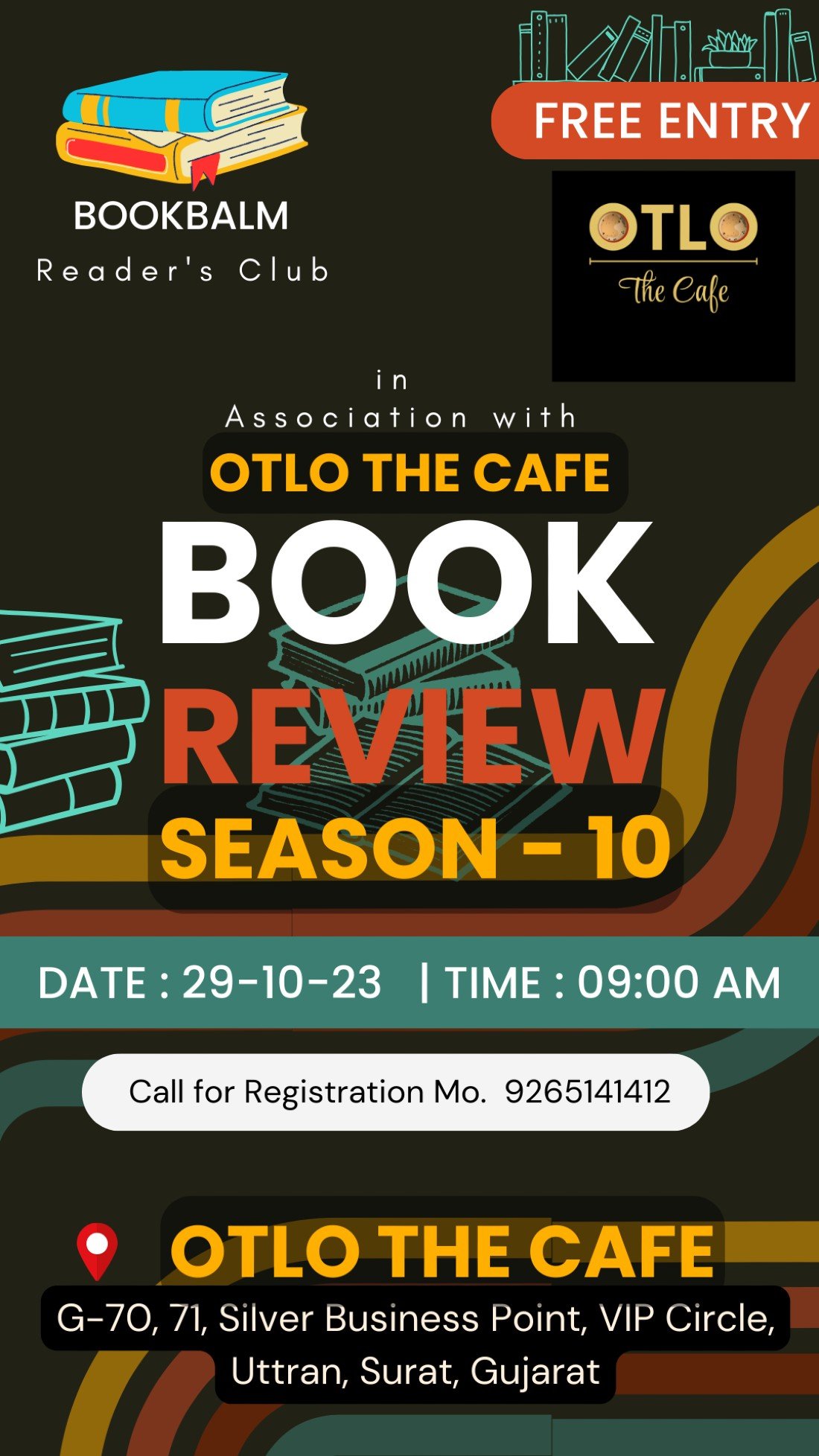 Book Review (Season - 10) By Book Balm (Readers Club) FREE ENTRY, Otlo ...