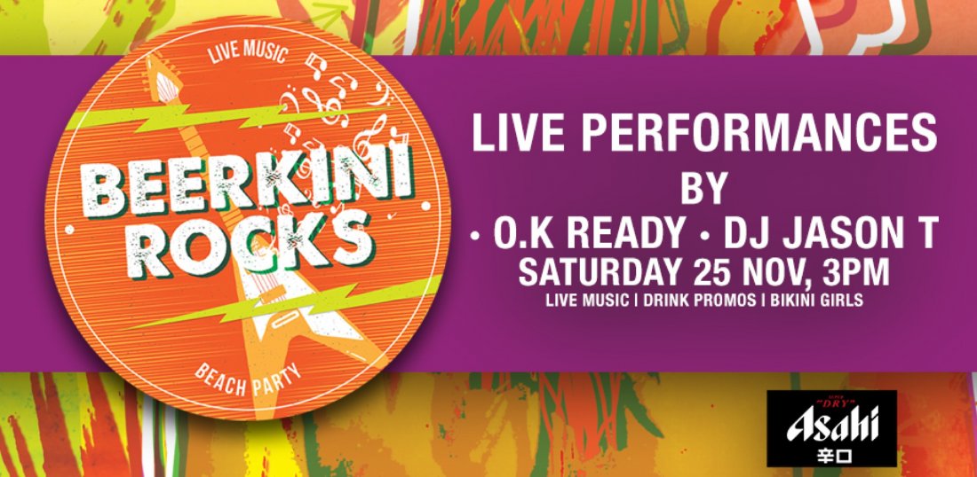 Beerkini Rocks Live Music On Siloso Beach, Bikini Bar, Singapore