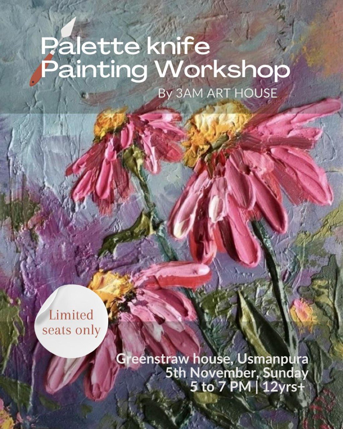 Palette Knife Painting, The Greenstraw House, Ahmedabad, November 5 2023 AllEvents.in