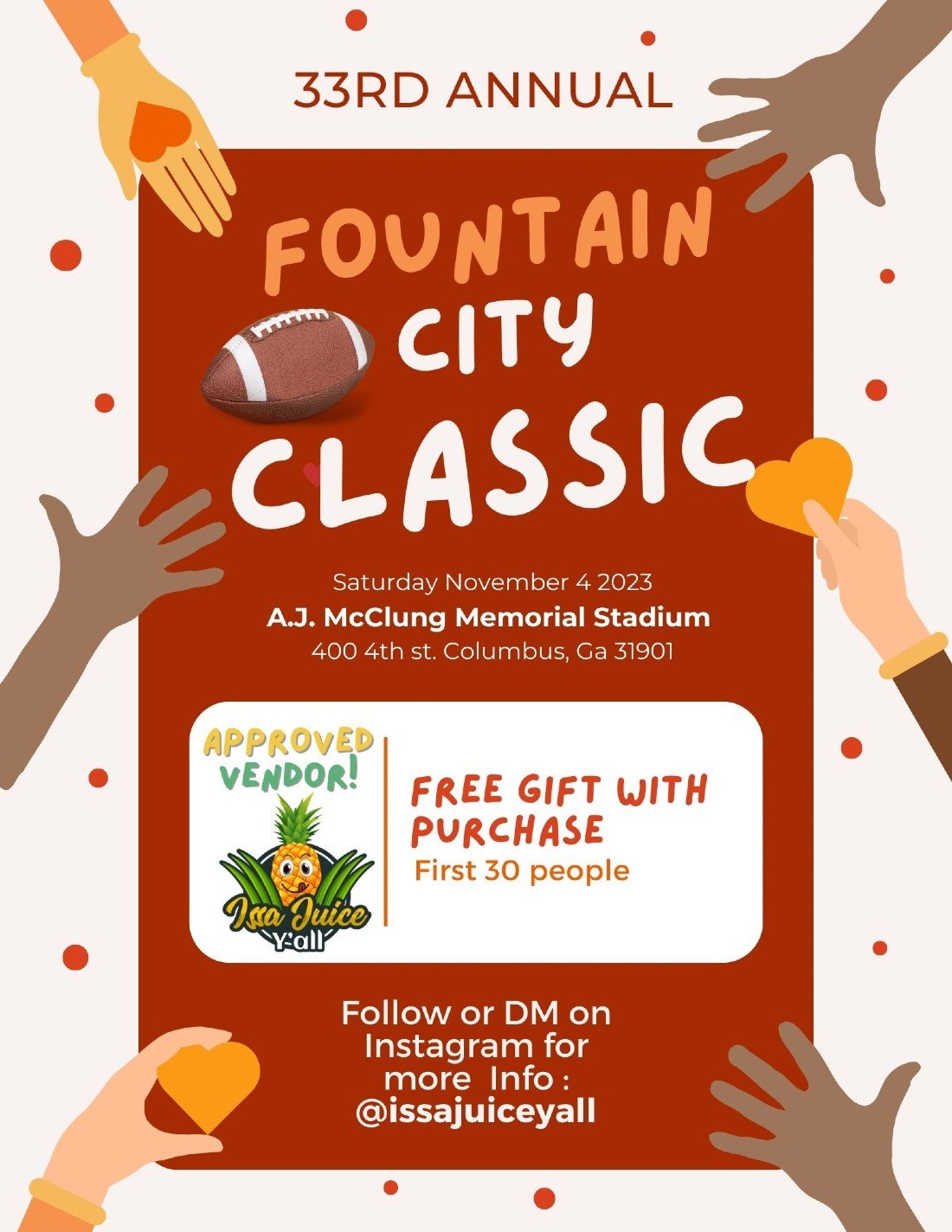 Issa Juice Yall (Vendor for Fountain City Classic) Tickets, A.J