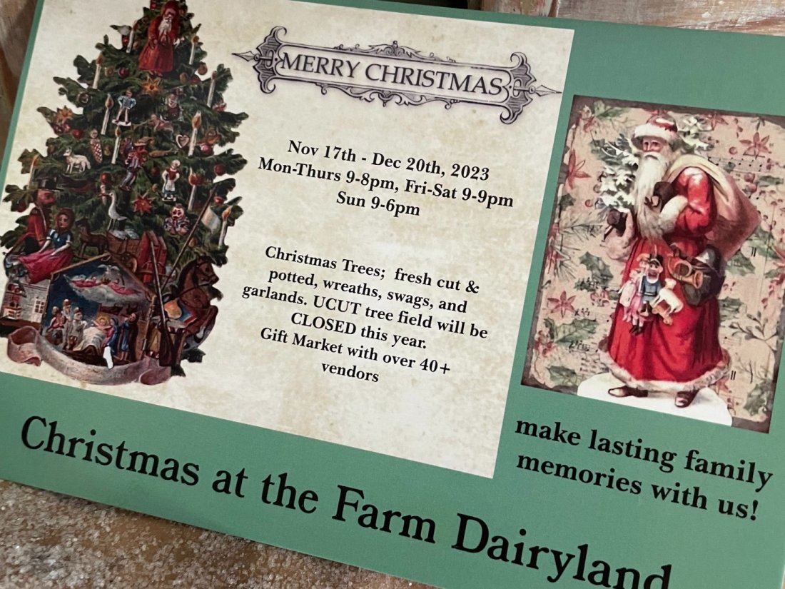 Christmas at the Farm Dairyland—FREE NO TICKETS NEEDED, Christmas at