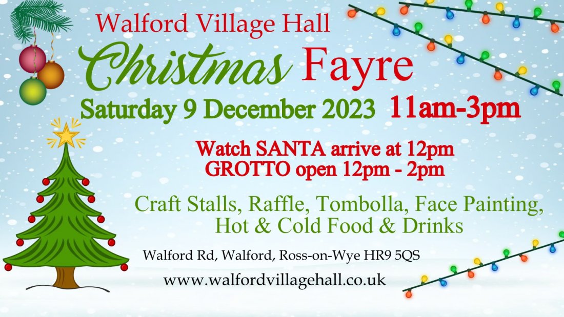 Walford Village Hall Christmas Fayre, Walford Village Hall, Monmouth, 9