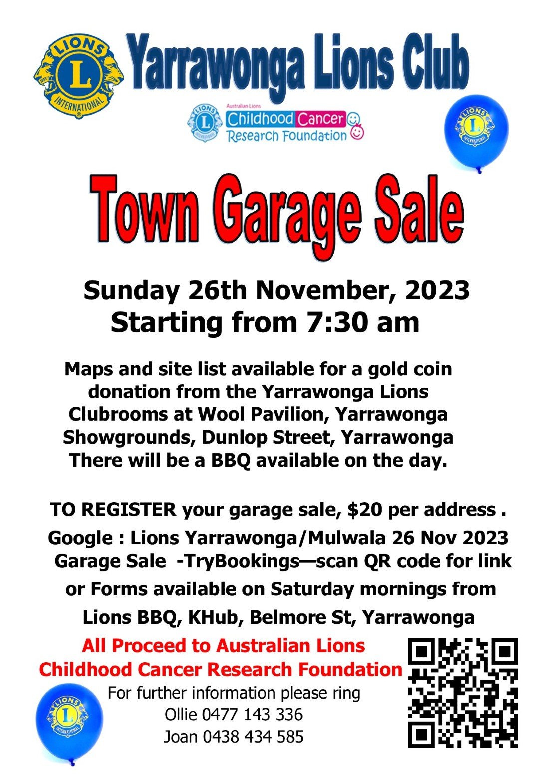 Yarrawonga/Mulwala Town Garage Sale, Lions Woolshed, Yarrawonga VIC