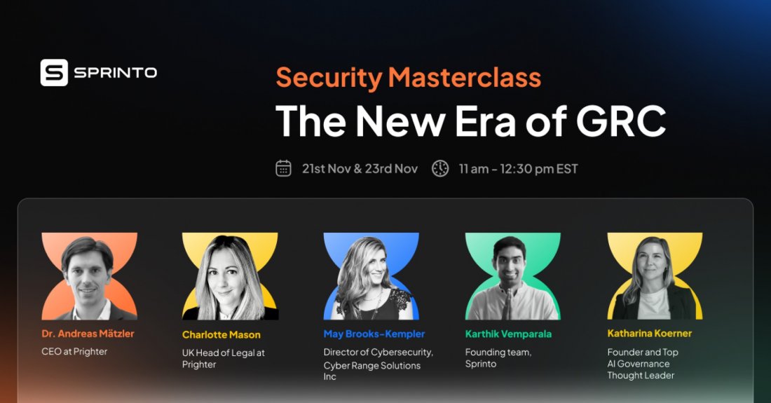 FREE - Security Masterclass: The Future of GRC, November 21 2023 ...