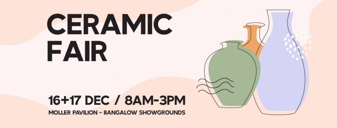 Bangalow Ceramic Fair, Moller Pavilion, Byron Bay, 16 December to 17 ...