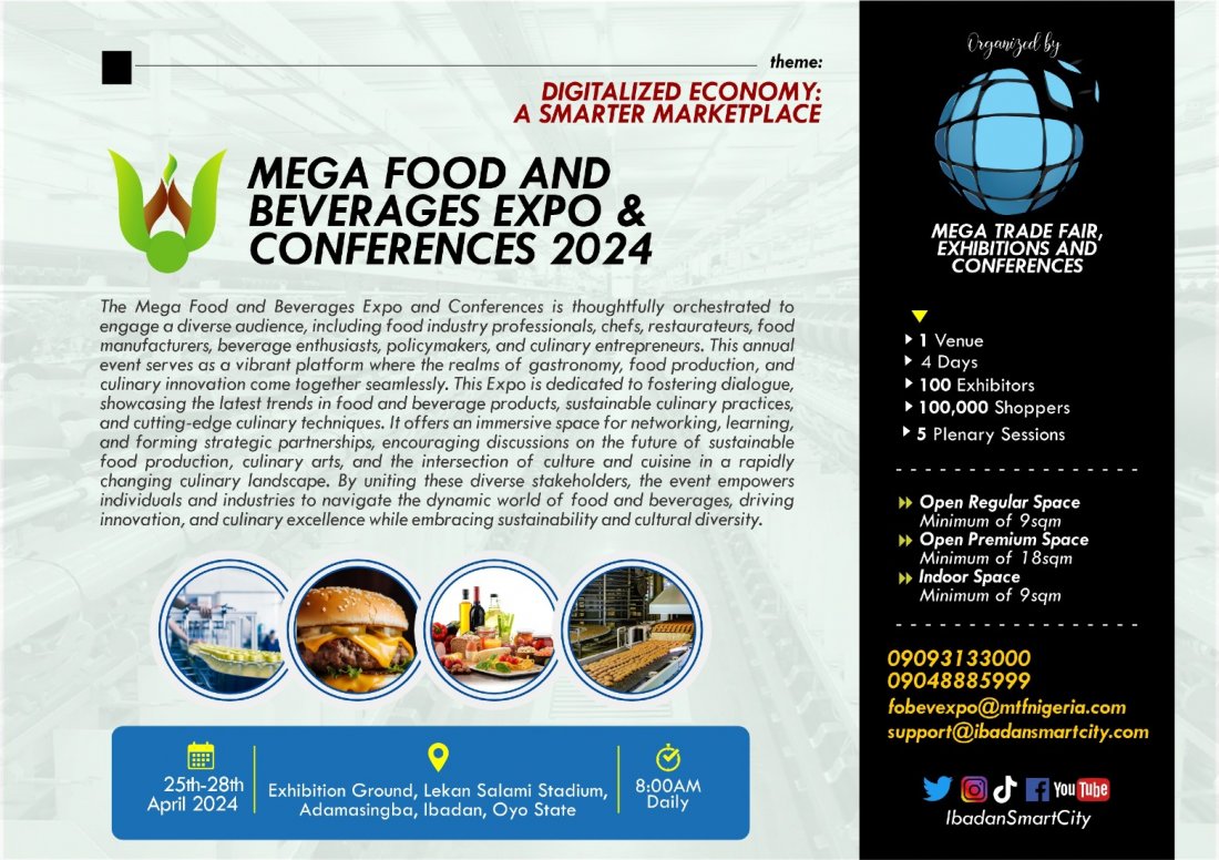 Mega Food & Beverages Expo and Conferences, Lekan Salami Stadium