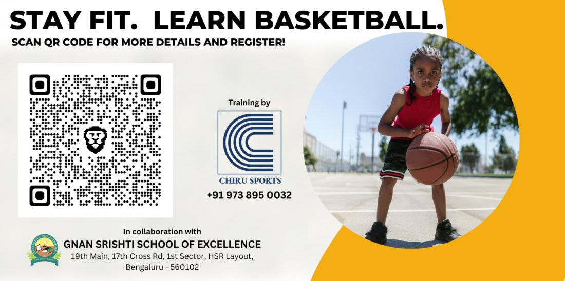 HSR Layout Adult (20+) Basketball Coaching Tickets, Gnan Srishti