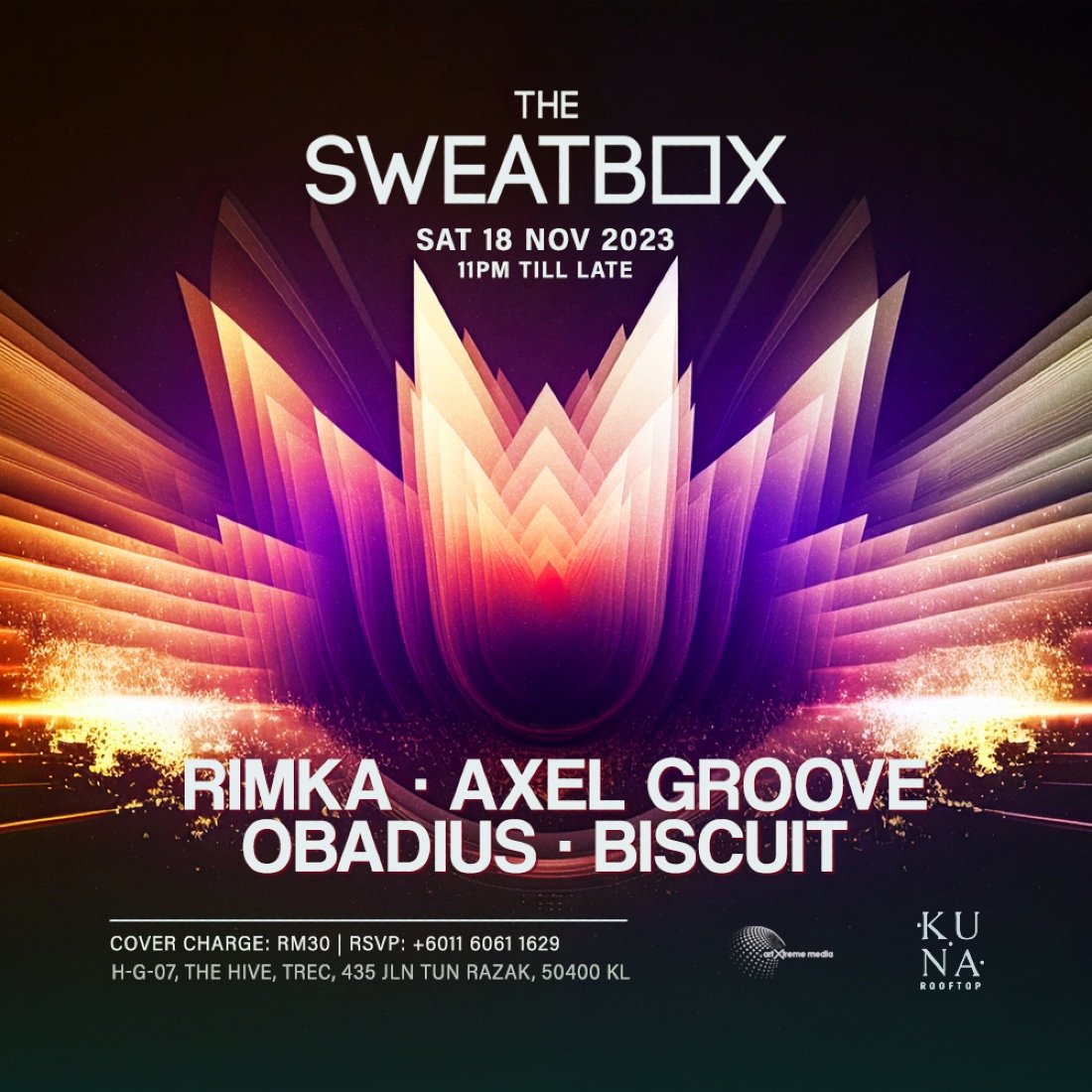 The Sweatbox at Kuna Rooftop, Kuna Rooftop, Kuala Lumpur, 18 November