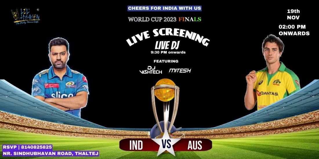 IND vs AUS MATCH LIVE SCREENING, Lil heaven The party house