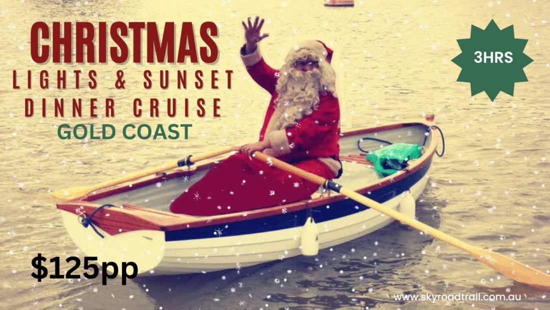 CHRISTMAS LIGHTS & SUNSET DINNER CRUISE GOLD COAST, Runaway Bay QLD