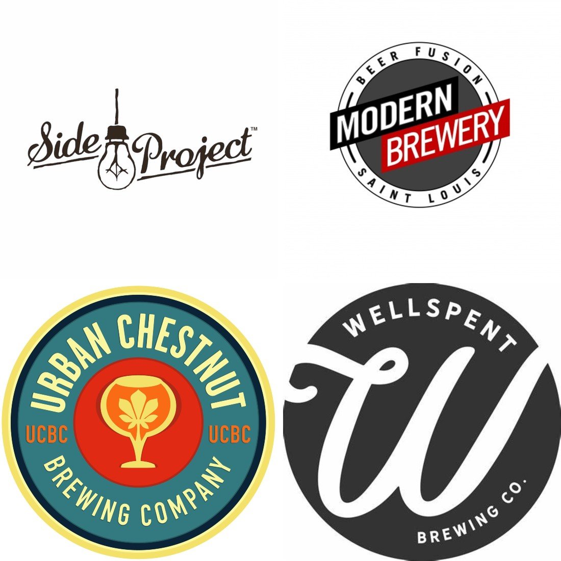 BREWHOP STL MODERN, URBAN CHESTNUT, WELLSPENT, SIDE PROJECT, Wellspent