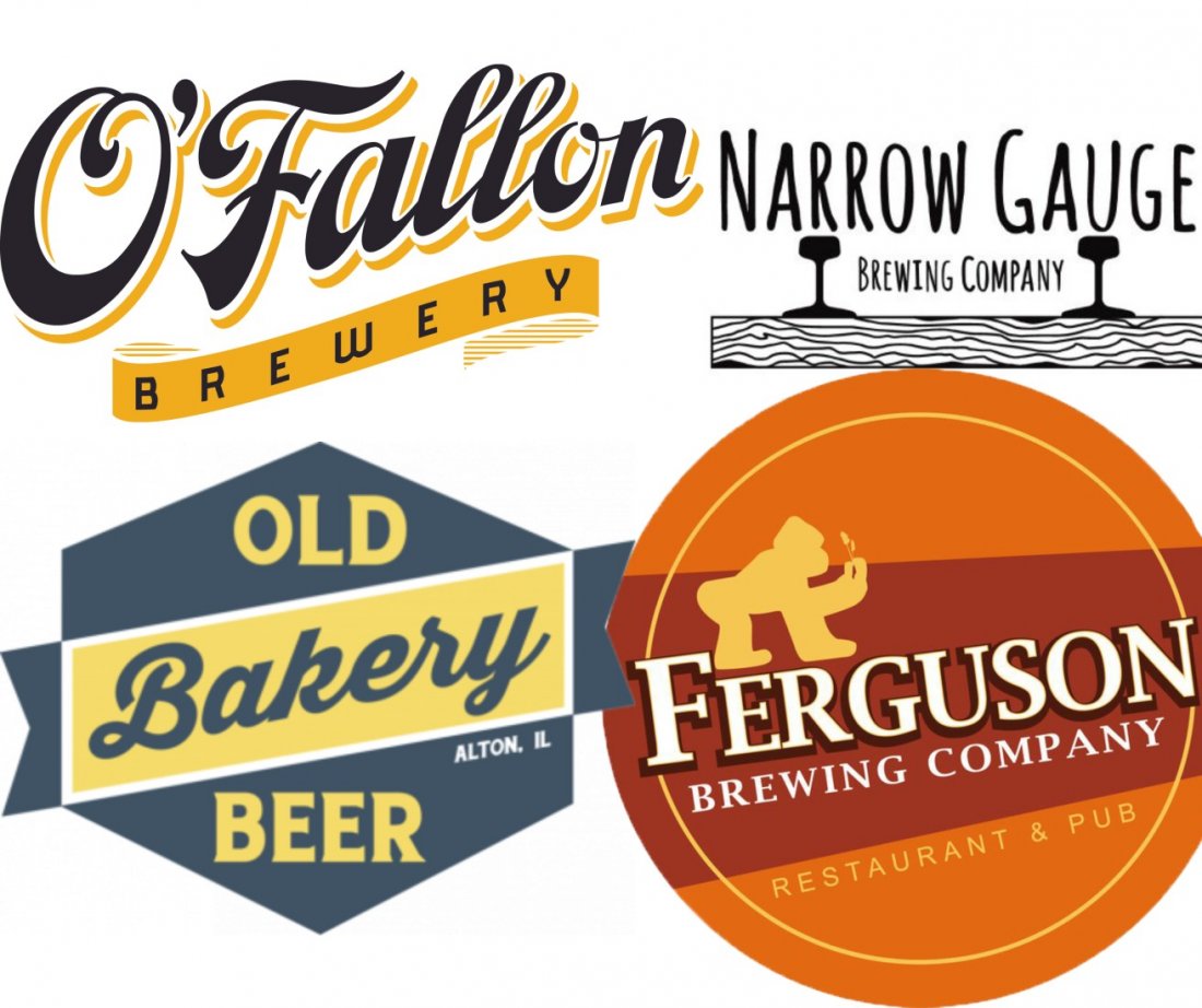 BrewHop STL Tour Ofallon, Narrow Gauge, Old Bakery and Ferguson Brewing, O'Fallon Brewery
