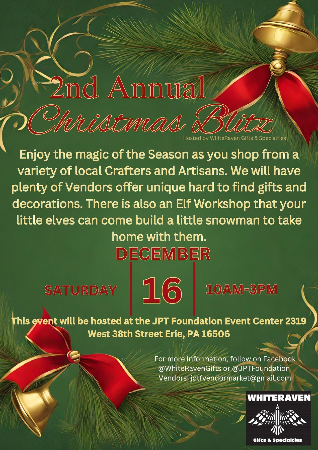 2nd Annual Christmas Blitz, JPT Foundation Event Center, Erie, 16