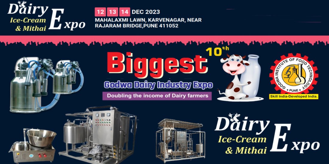 Dairy Ice Cream & Mithai Expo 2023, Mahalaxmi Lawns, Pune, 12 December to 14 December
