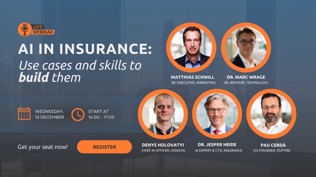 AI in insurance Use cases and skills to build them Tickets, December