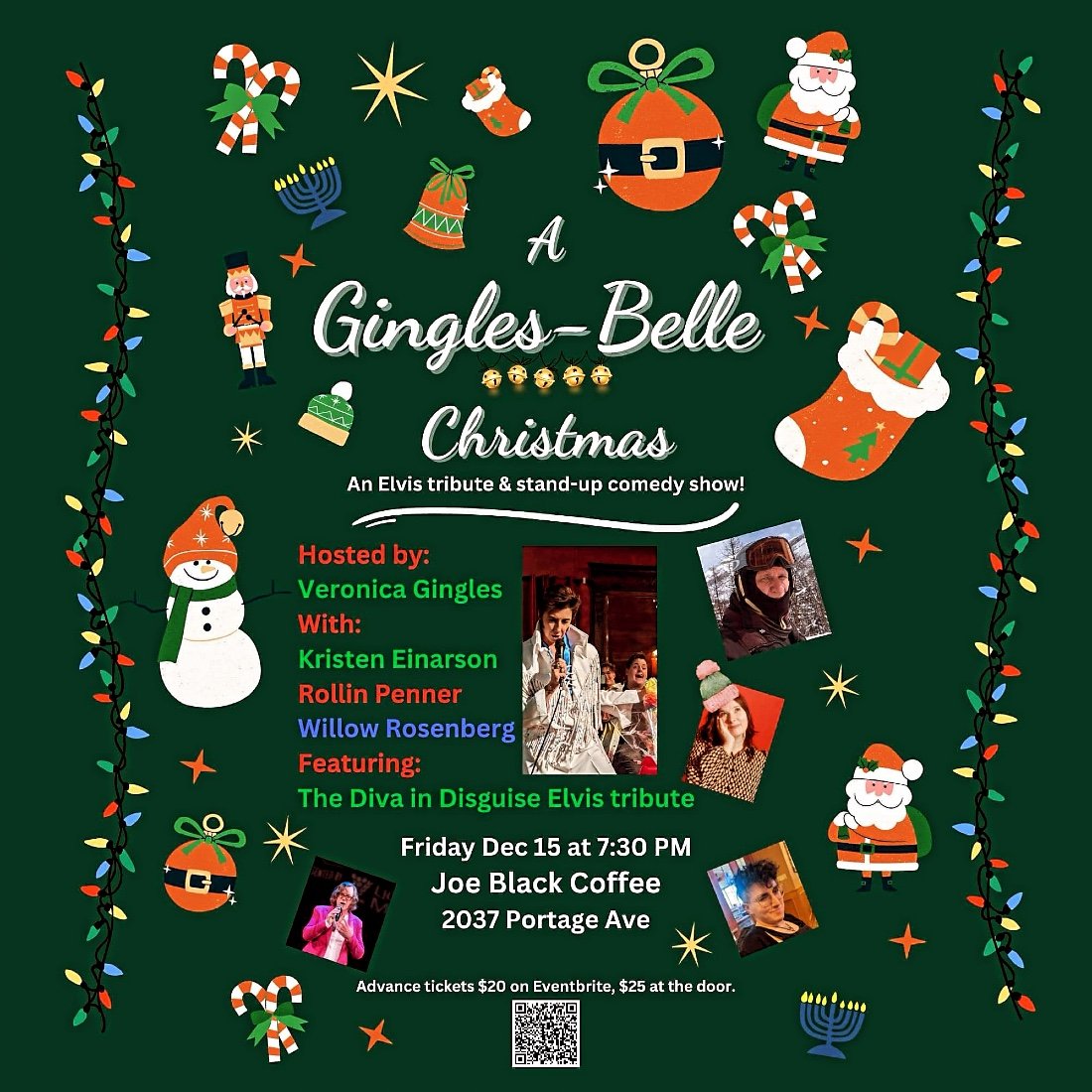 A Gingles Belle Christmas , Joe Black Coffee , Winnipeg, December 15