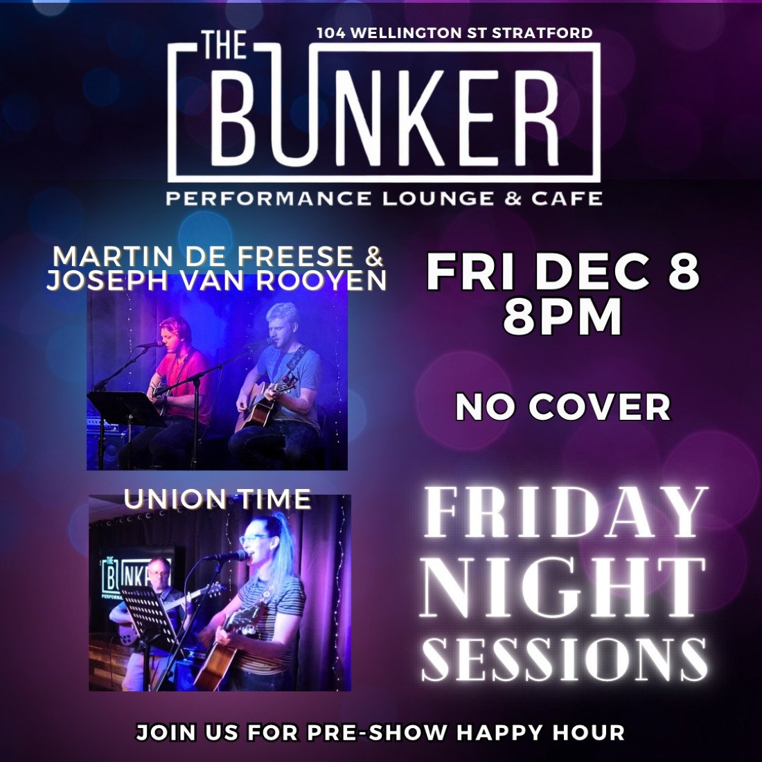 Friday Night Sessions Martin & Joseph / Union Time, The Bunker