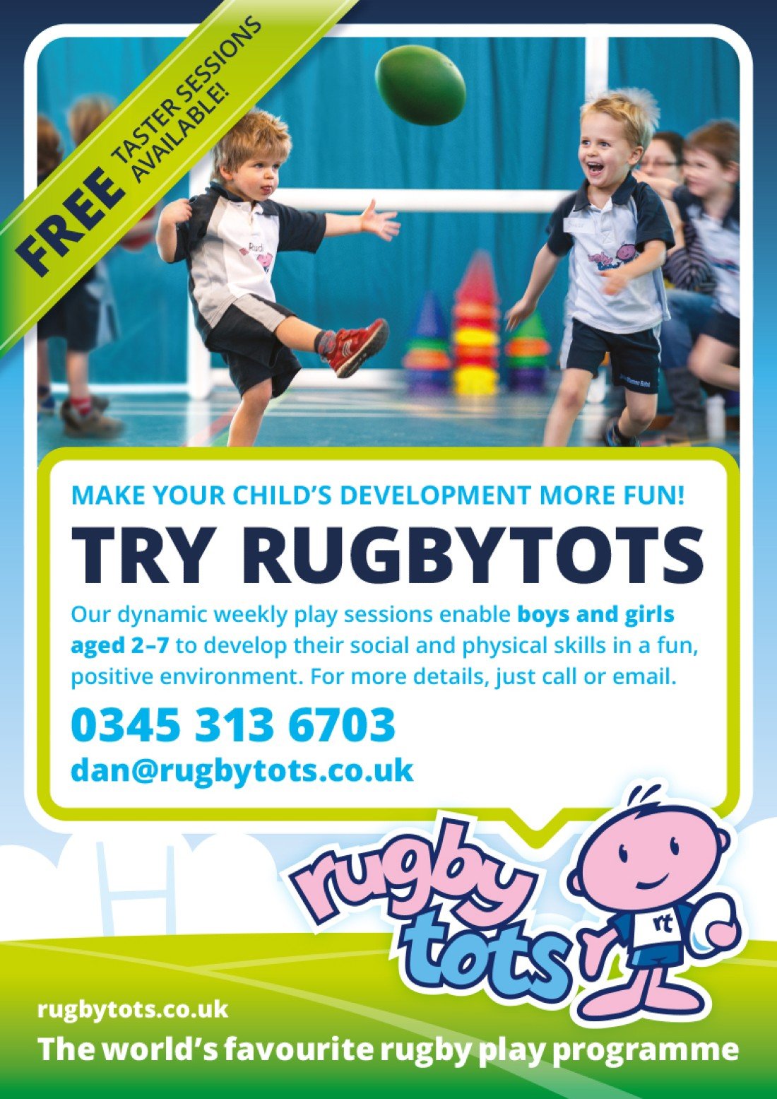 Rugby Tots FREE Taster Session Wandsworth Common Tickets, Wandsworth