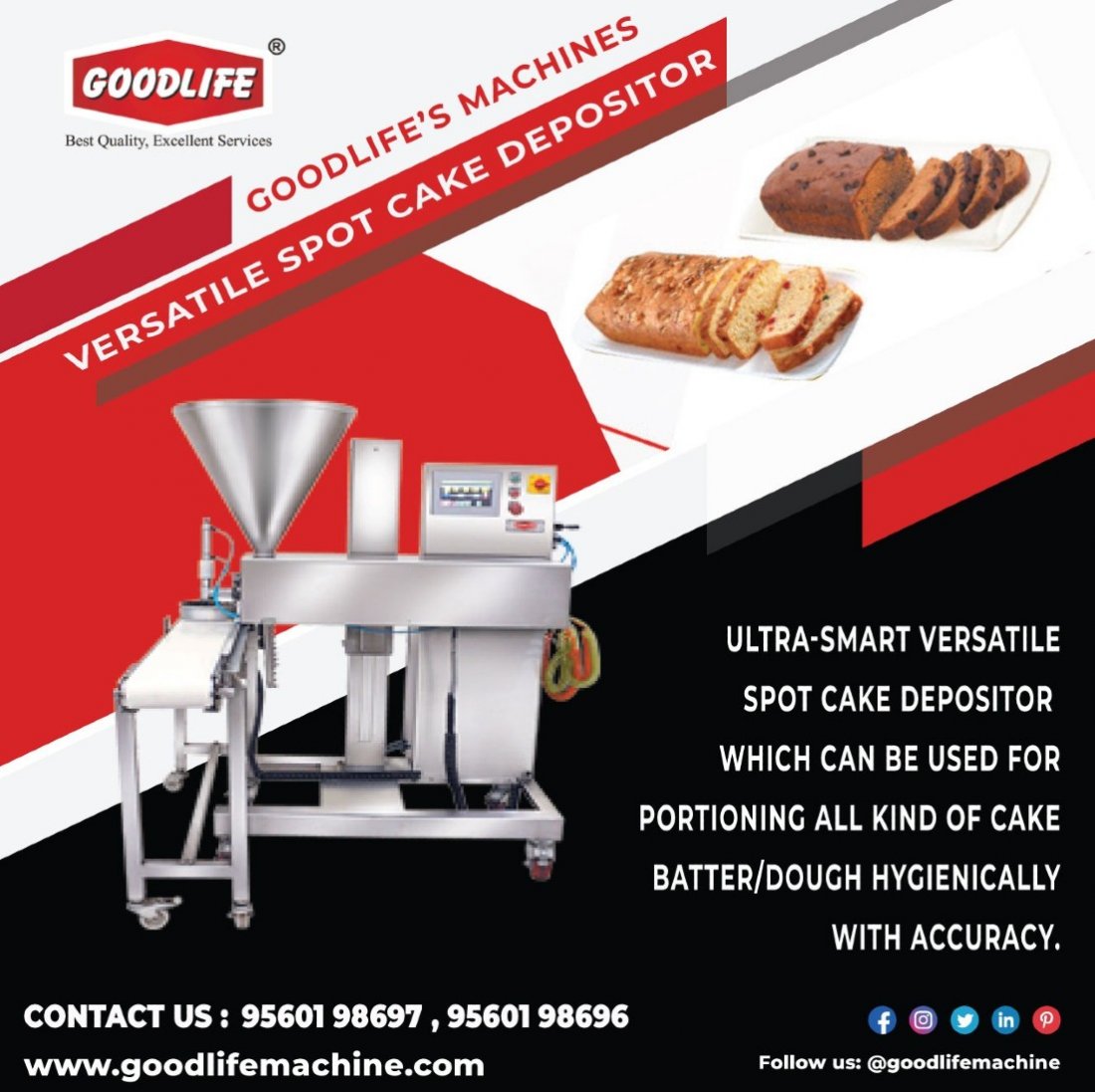 Best Spiral Mixer in India by GoodLife Technologies, India, Greater