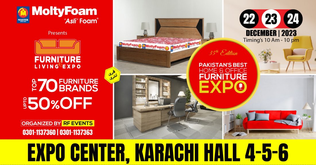 Karachi Furniture and Living Expo 222324 Dec 2023 at Expo Center