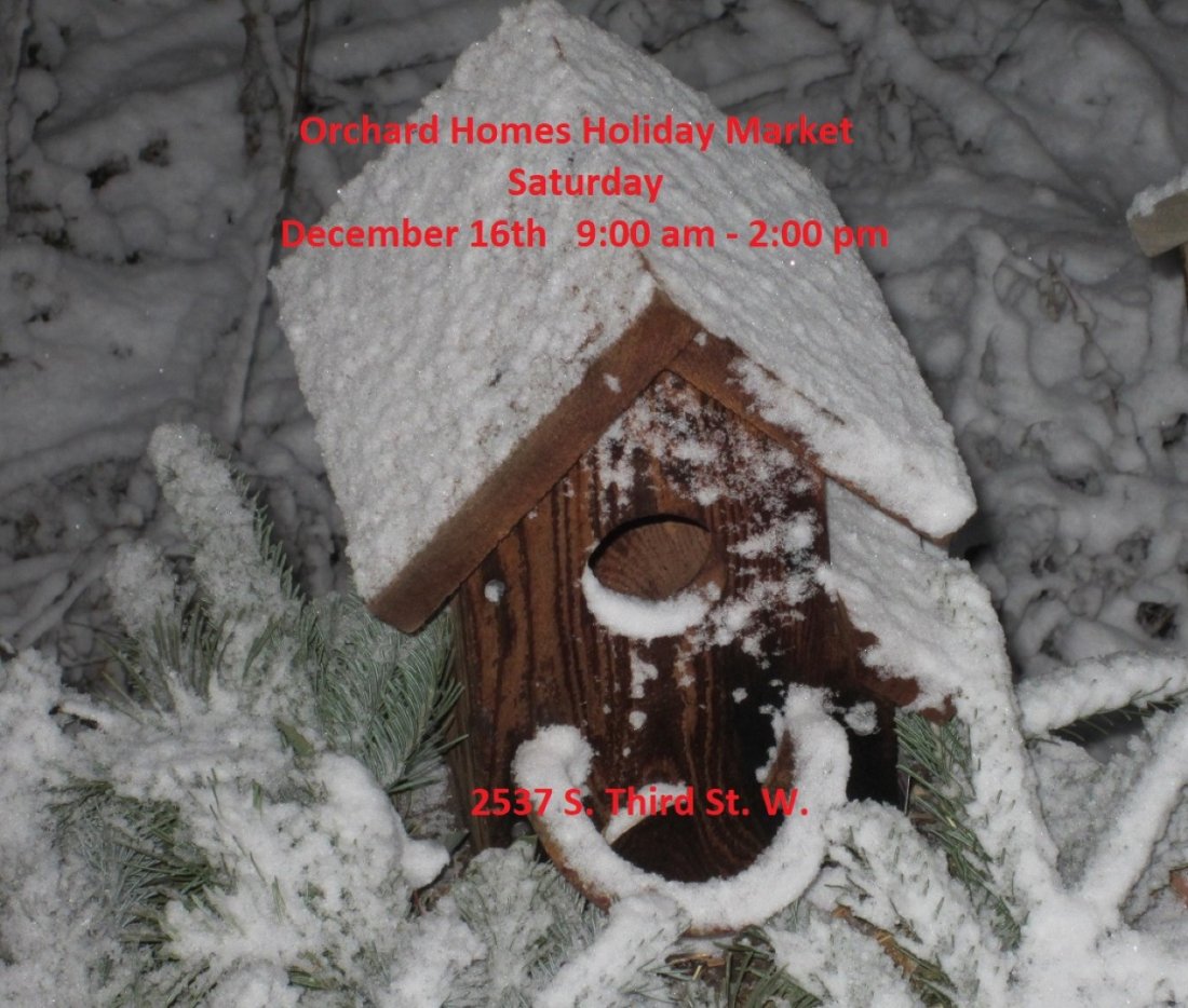 Orchard Homes Holiday Market, Orchard Homes Country Life Club, December