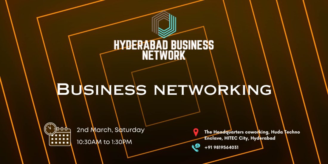 Hyderabad BUSINESS NETWORKING, Dwaraka Pride The Headquarters