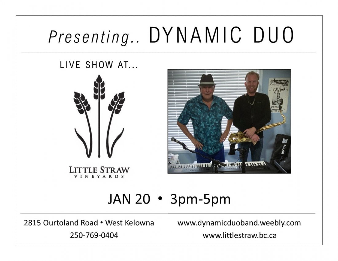 Dynamic Duo Live at Little Straw Vineyards (West Kelowna), Little Straw