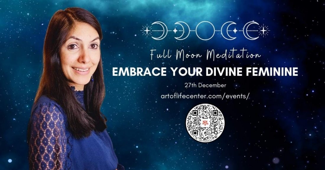 Full Moon Meditation : Embrace your Divine Feminine, December 27 2023 ...