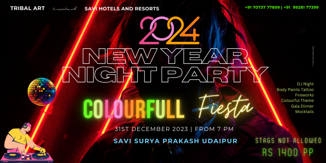 Colorful Fiesta 2024 BY SAVI, 31 December | Event in Udaipur | AllEvents.in