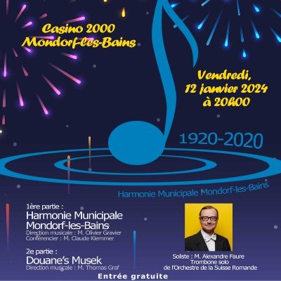 New Years Concert at Casino 2000 will stage French trombonist Alexandre ...
