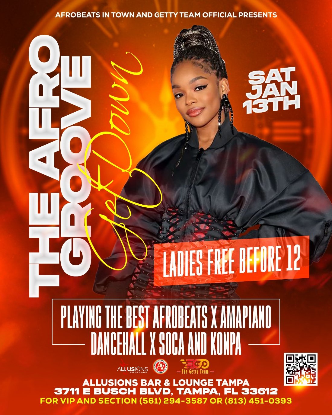 AFRICAN TAMPA, Allusions Bar & lounge, Tampa, January 13 to