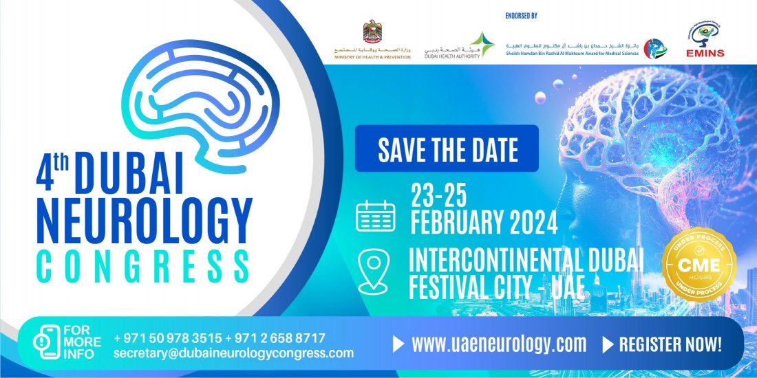 4th Dubai Neurology Congress, InterContinental Dubai Festival City