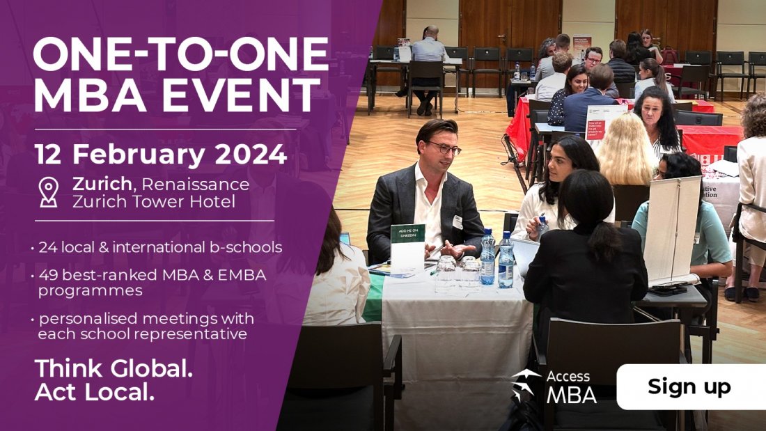 EXCLUSIVE ACCESS MBA EVENT in ZURICH, Renaissance Zurich Tower Hotel ...