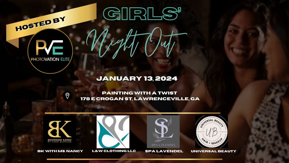 Girls Night Out Tickets, Painting with a Twist, Lawrenceville, January