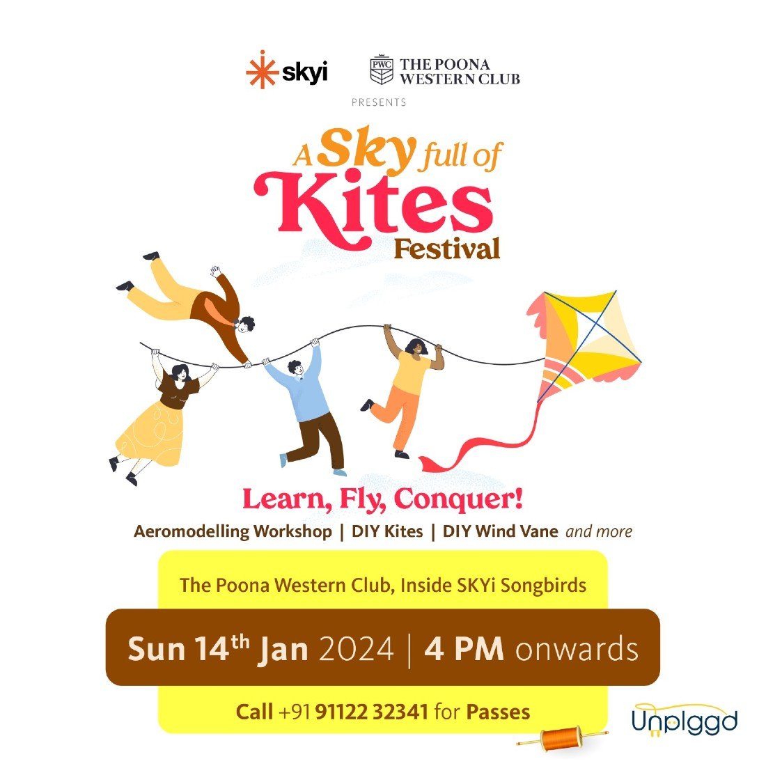 Kite Festival Sankranti Special "A Sky Full of Kites", The Poona Western Club, Pune, 14