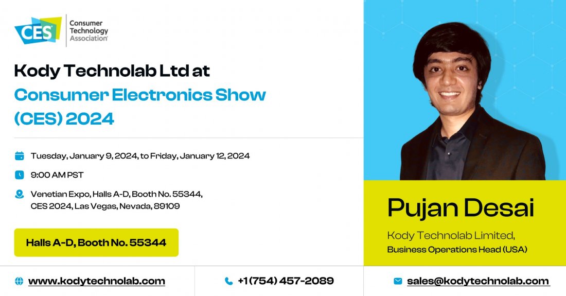 Kody Technolab Ltd at Consumer Electronics Show 2024, 89109, Nevada ...