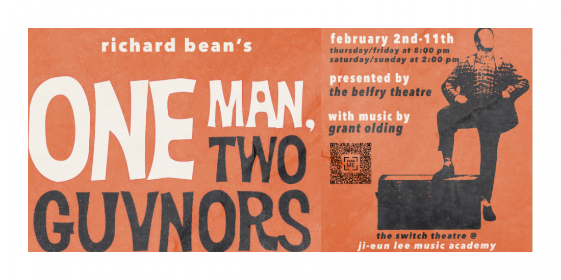 One Man, Two Guvnors Tickets, The Switch Theatre, Fishers, February 10